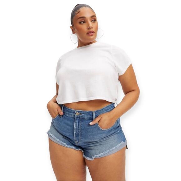 Good American Pants - NWT Good American GOOD CURVE SHORT Shorts Women’s Plus Size 24